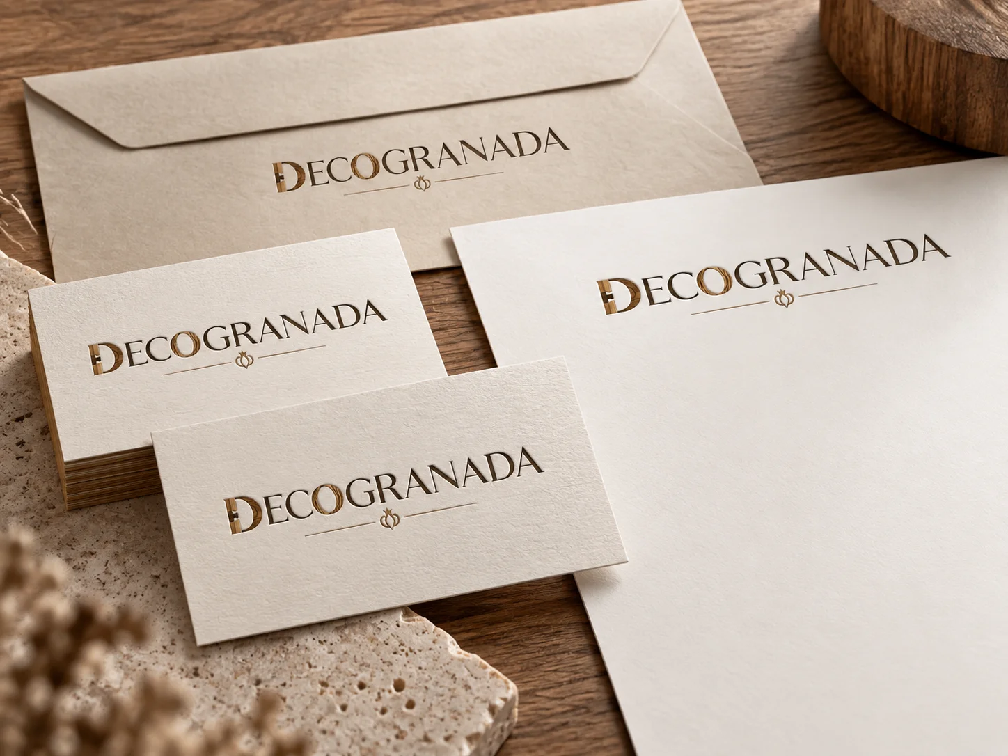 Mockup de identidad: Papelería