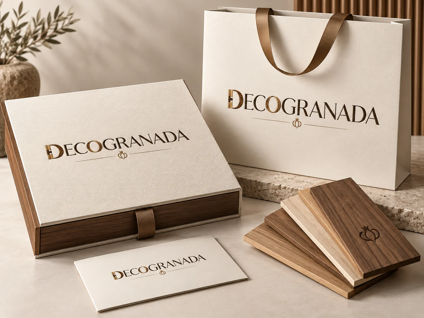 Mockup de identidad: Packaging